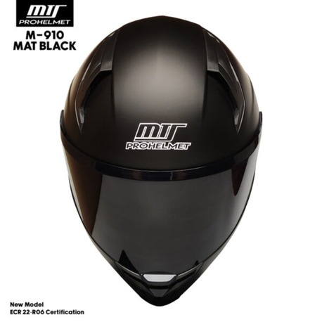 MTS M-910 Full Face Kask MAT BLACK