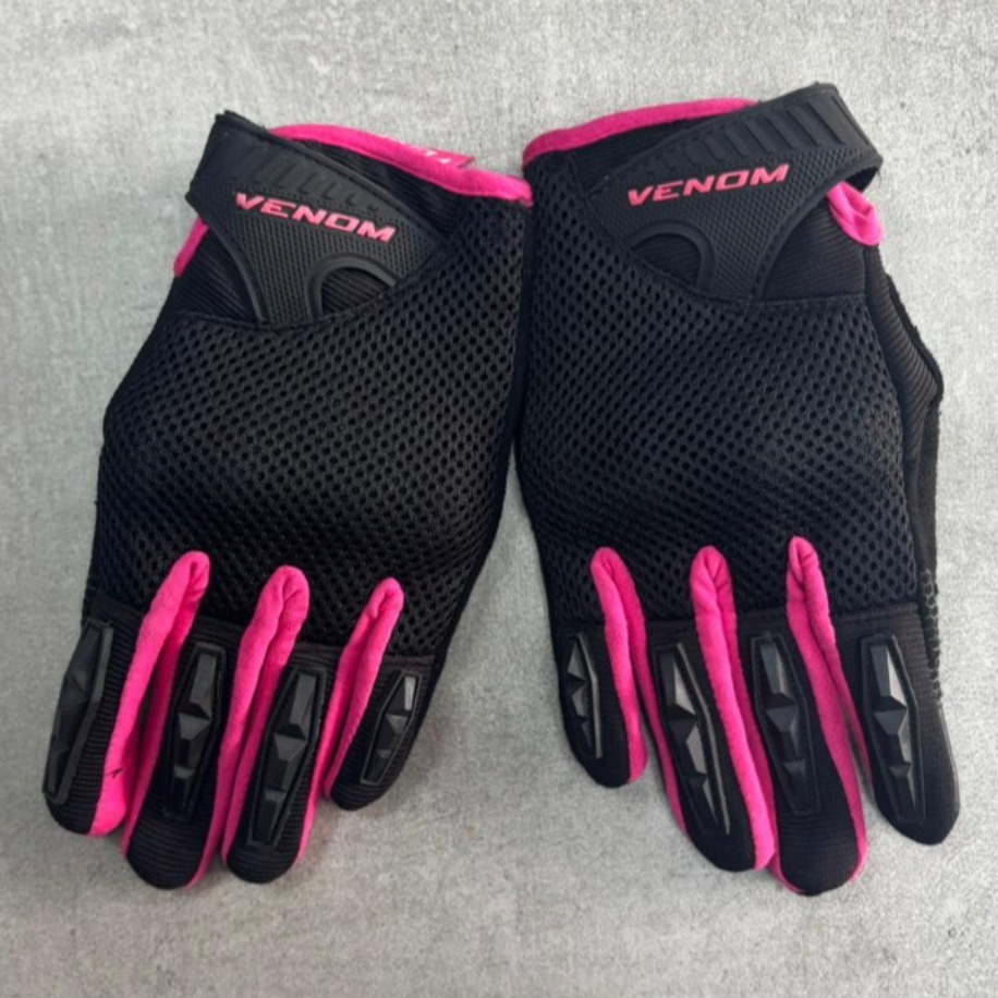 Motorsiklet Eldiveni Vn-920 Kadın Pembe EN-13594 SERTİFİKALI