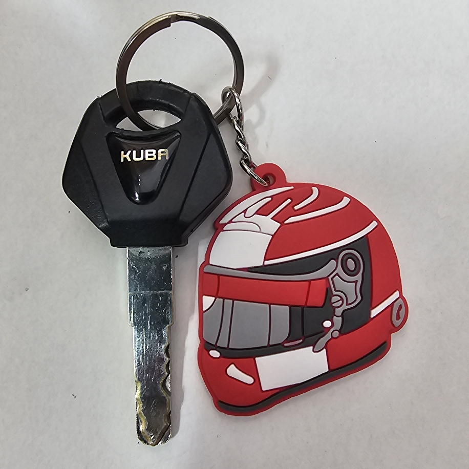 Kask Figürlü Anahtarlık