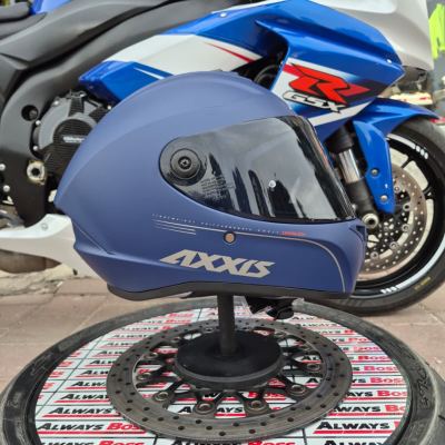 Axxis Draken Solid Full Face Kapalı Kask Mat Mavi