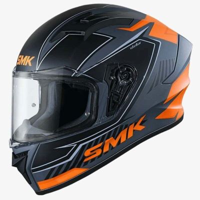 Smk Stellar Adox Turuncu Kapalı Kask  Ziyaret